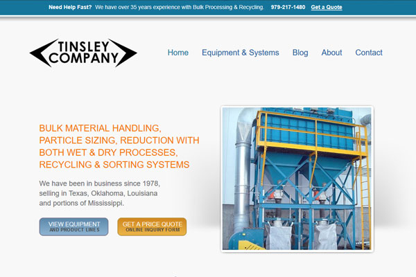 Tinsley Company Web Design